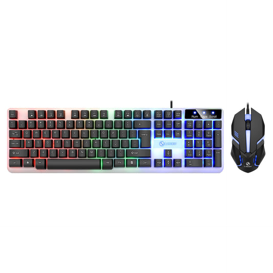 USB Wired Gaming Keyboard and Mouse Set for Comfort & Control