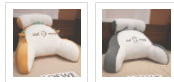 Sofa Fluffy Cushion Triangle Reading Backrest Pillow Comfort