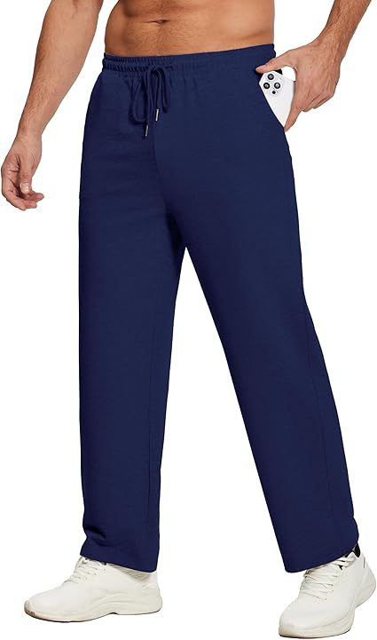 Mens Straight Leg Casual Sweatpants Comfortable Streetwear
