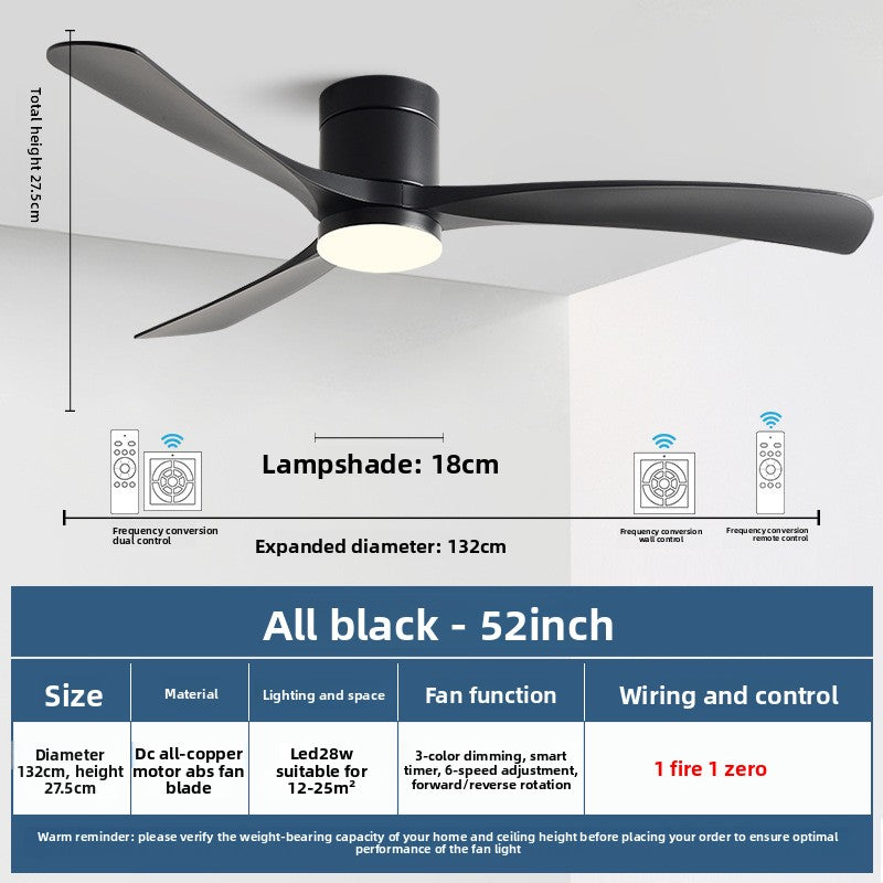 Modern Integrated Ceiling Fan Light and Quiet Performance