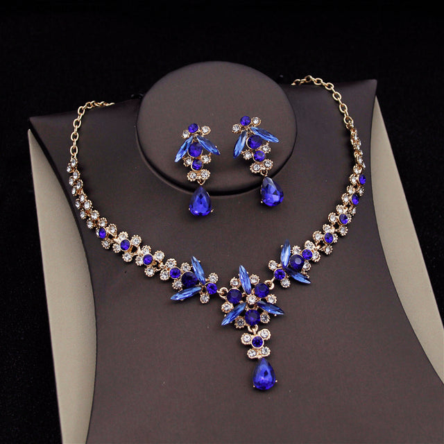 Buy Elegant Royal Queen Bridal Jewelry Sets with Tiara Crown.