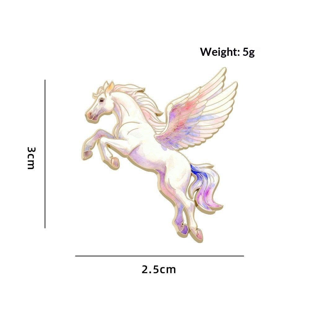 Cute Animal Zodiac Year Gift Brooch Trendy Jewelry Accessory