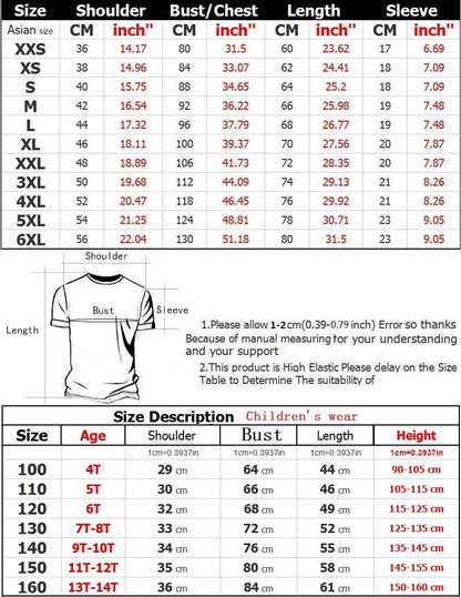 3D Digital Printing Men And Women Loose Fashion Round Neck Short Sleeves T-shirt