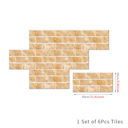 American Tile Wallpaper Imitation Design for Home Decor Use