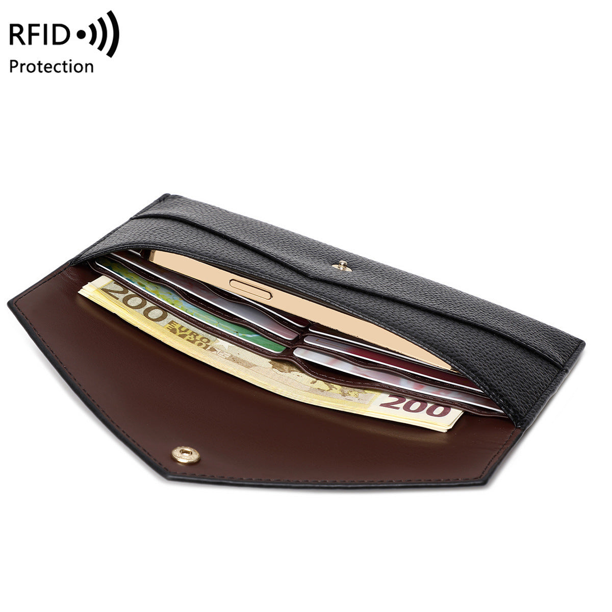 RFID Anti-Theft Women’s Wallet New Stylish Security Wallet