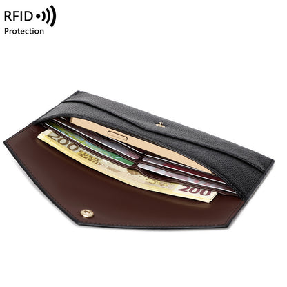 RFID Anti-Theft Women’s Wallet New Stylish Security Wallet