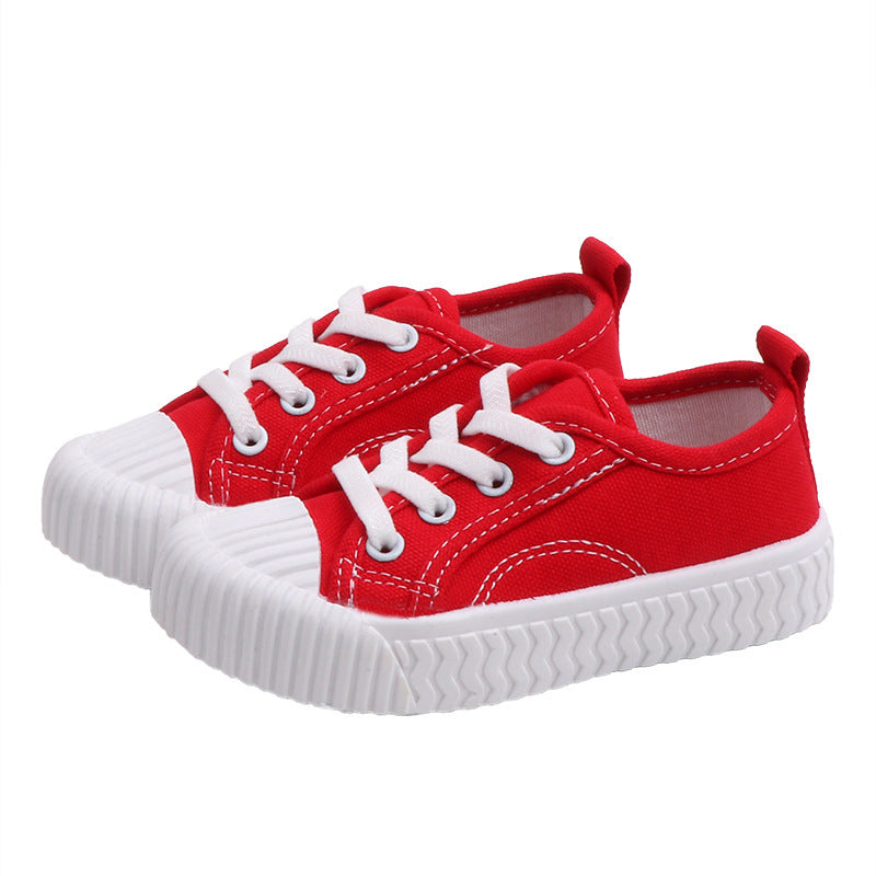 Buy Autumn Korean Style Children's Candy Colored Canvas Shoes