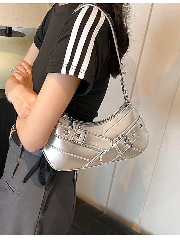 Niche Design Baguette Underarm Bag for Chic Daily Style Use
