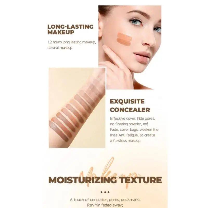 Liquid Waterproof Foundation Full Coverage Makeup Base Use