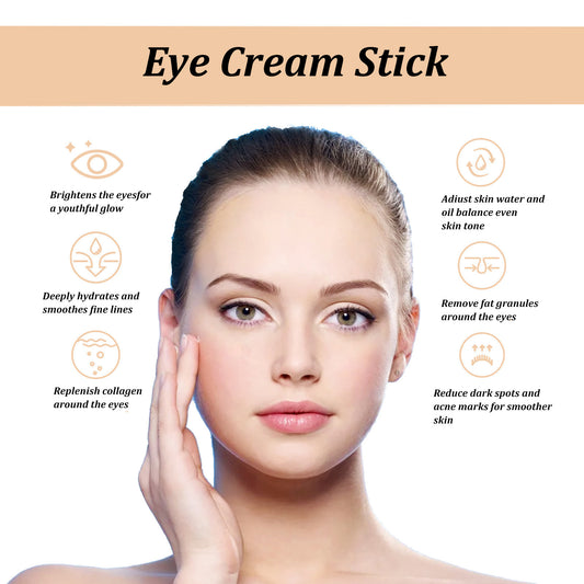 Snail Extract Eye Cream Stick for Smooth Under Eye Skin Care