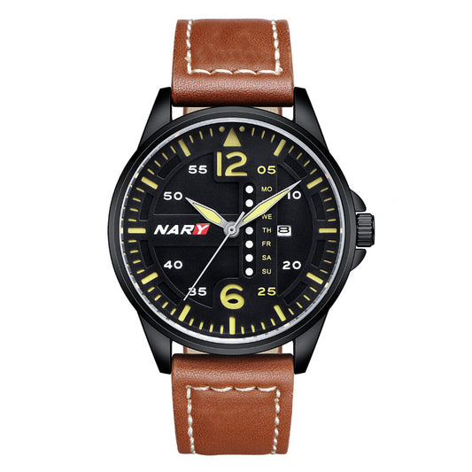 Buy Stylish Quartz Watch with Sophisticated Dial for Men
