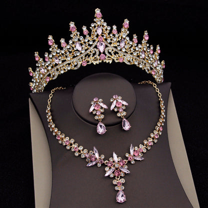 Buy Elegant Royal Queen Bridal Jewelry Sets with Tiara Crown.