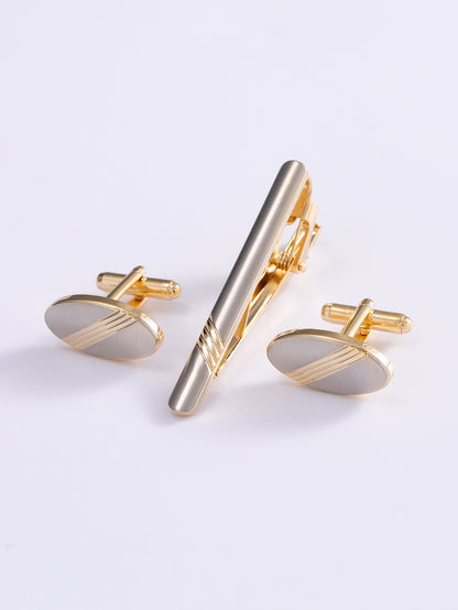 Buy Men’s Formal Business Cufflinks & Tie Clip Set Online