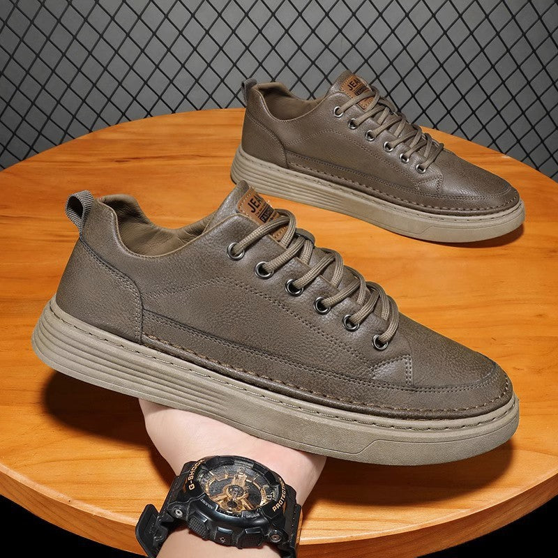 Autumn Men's Safety Shoes Black Sports Work Sneakers