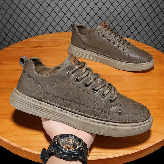 Autumn Men's Safety Shoes Black Sports Work Sneakers