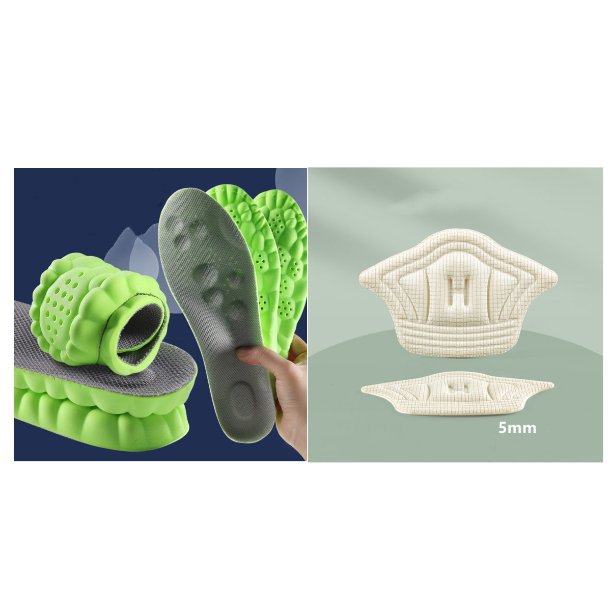 Sports Insoles for Boys & Women – Feel Like Stepping Clouds