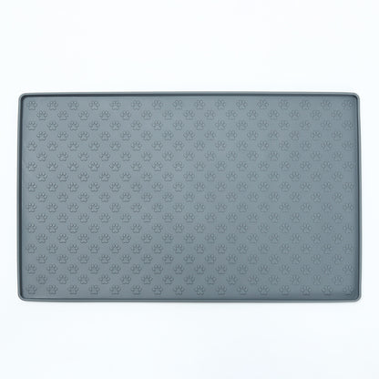 Square Pet Mat – Waterproof Silicone Dog & Cat Placemat