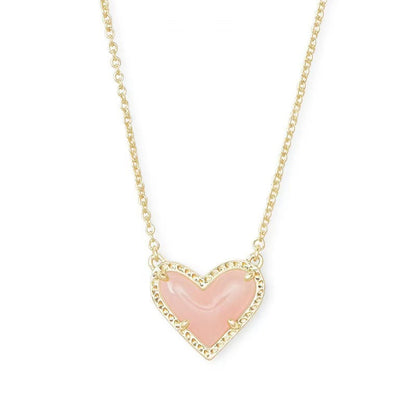 Buy Girls & Women Cubic Zirconia Heart Necklace Chic & Sparkling