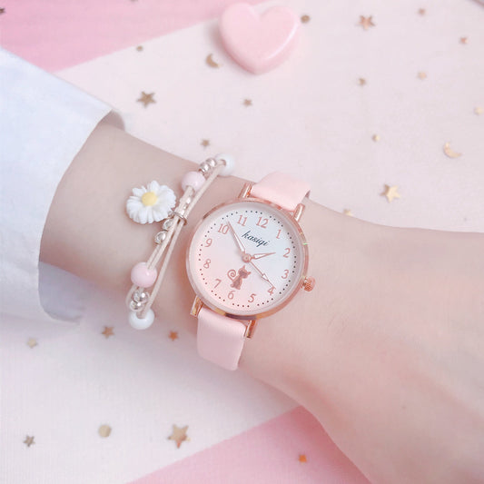 Korean-Style Cute Girl Analog Children’s Watch Trendy Design