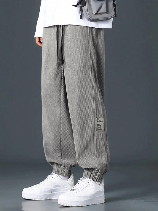 Casual Corduroy Work Pants for Sports and Everyday Comfort