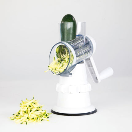 Buy 3-in-1 Vegetable Slicer – Round Chopper, Shredder & Cutter