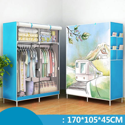 Single Dormitory Dust Closed Wardrobe – Compact Storage