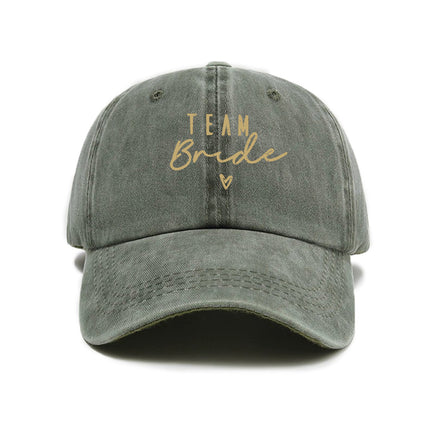 Buy Retro Distressed Baseball Cap – Letter Print Casual Sun Hat