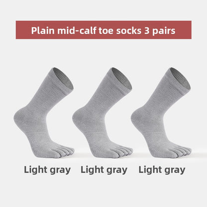 Women's Merino Wool Five-Toe Sports Socks Warm Daily Wear