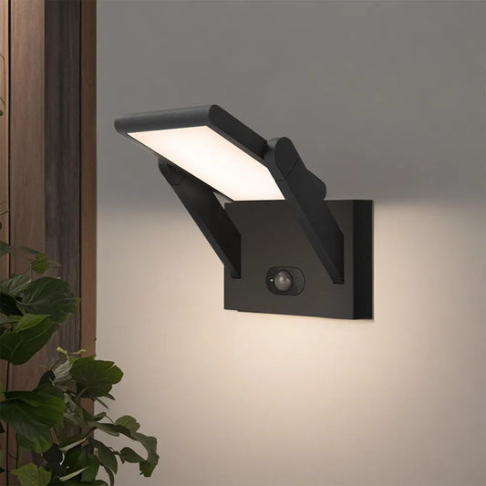 Inowel Solar Motion Sensor Wall Sconce Dimmable Outdoor Light
