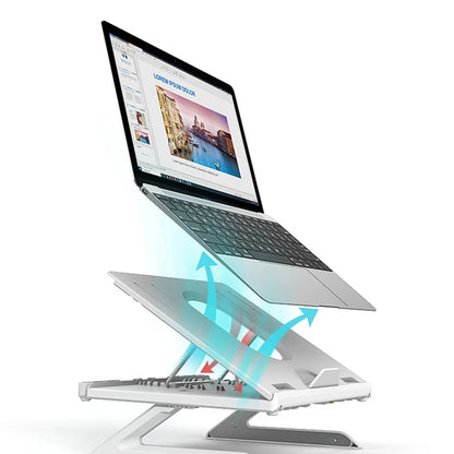 New Laptop Stand Portable Folding Monitor Riser Aluminum Base