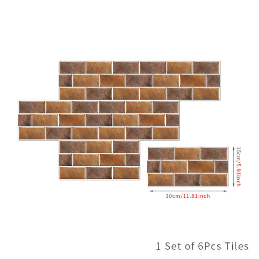 American Tile Wallpaper Imitation Design for Home Decor Use