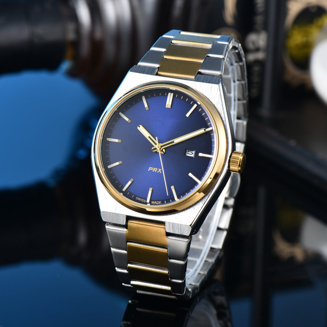 New Simple, Elegant, And Stylish Quartz Mens Watch With Steel Band
