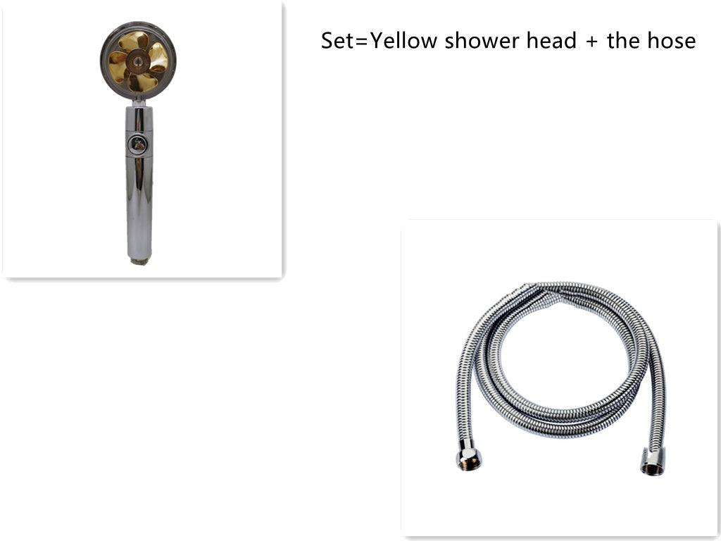 Buy Shower Head Water Saving – 360° Rotating ABS Rain Nozzle