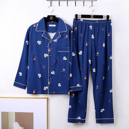 Buy Men’s Minimalist Long Sleeve Pajamas Sleepwear Set