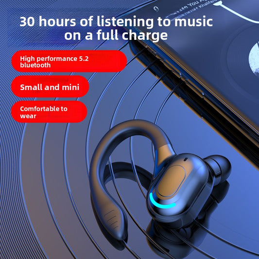 F8 Bluetooth Headset Wireless Ear-Mounted Running Sports Listening to Music Earplugs In-Ear Stereo New Private Model Sports
