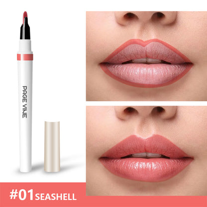Lip Liner and Gloss Dual Set for Smooth, Long-Lasting Color