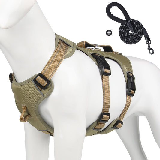 Adjustable Dog Harness with Leash Comfortable Daily Dog Fit
