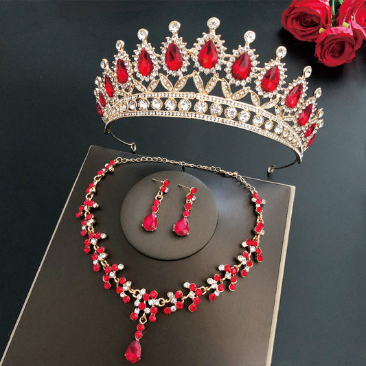 Buy Elegant Royal Queen Bridal Jewelry Sets with Tiara Crown.