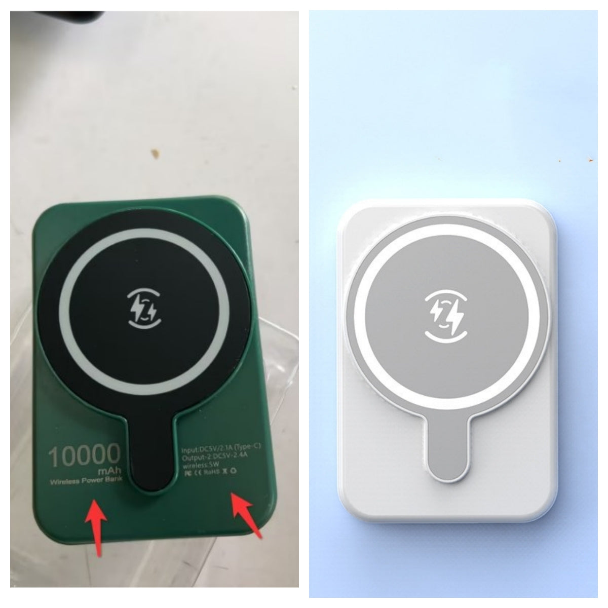 Buy Portable 5000mAh Magnetic Wireless Power Bank Fast Charging