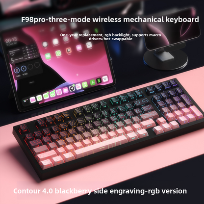 F98Pro Wireless Mechanical Keyboard