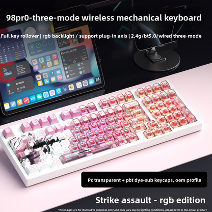 F98Pro Wireless Mechanical Keyboard