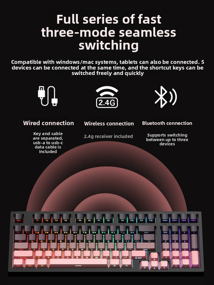 F98Pro Wireless Mechanical Keyboard