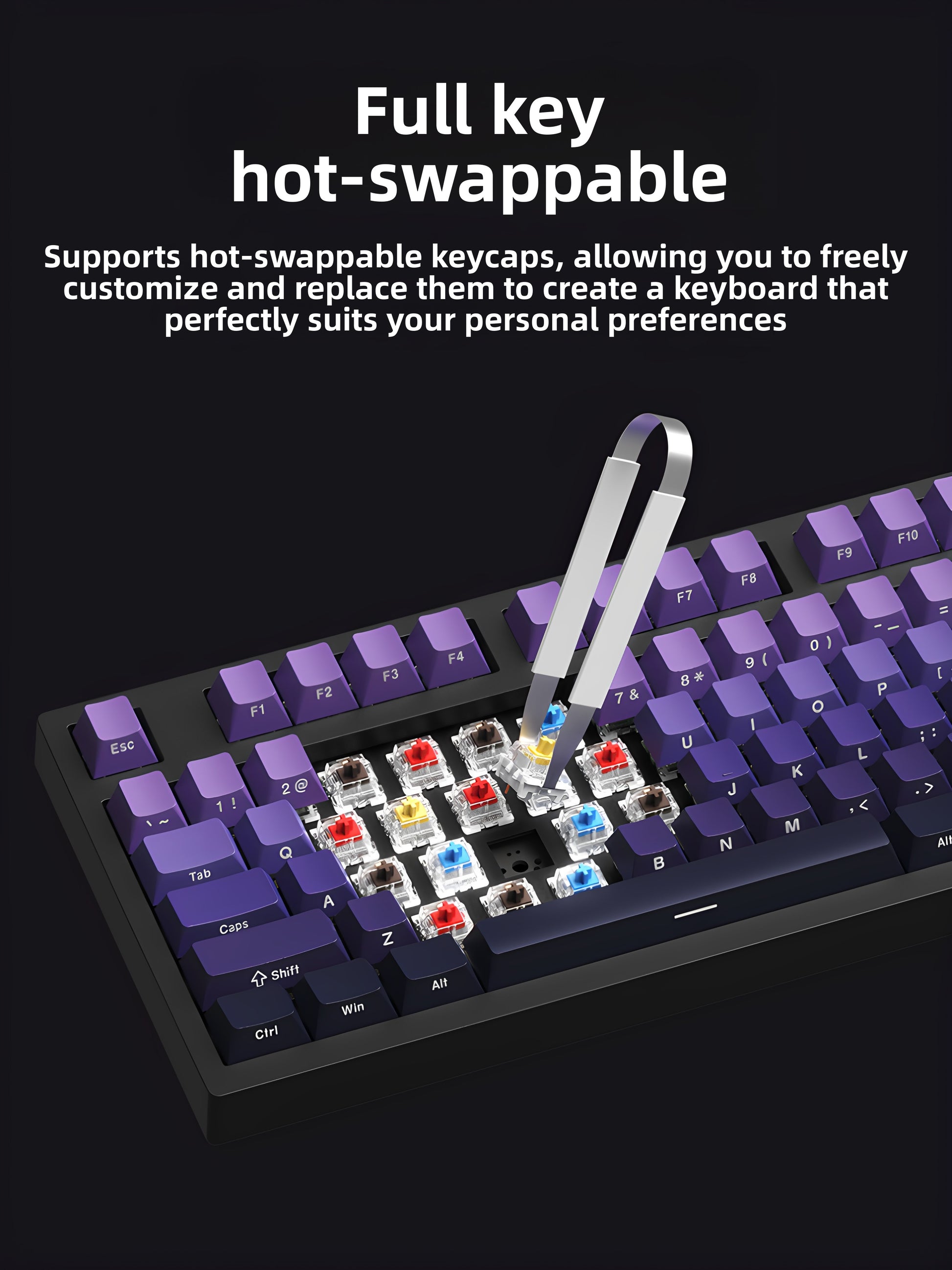 F98Pro Wireless Mechanical Keyboard