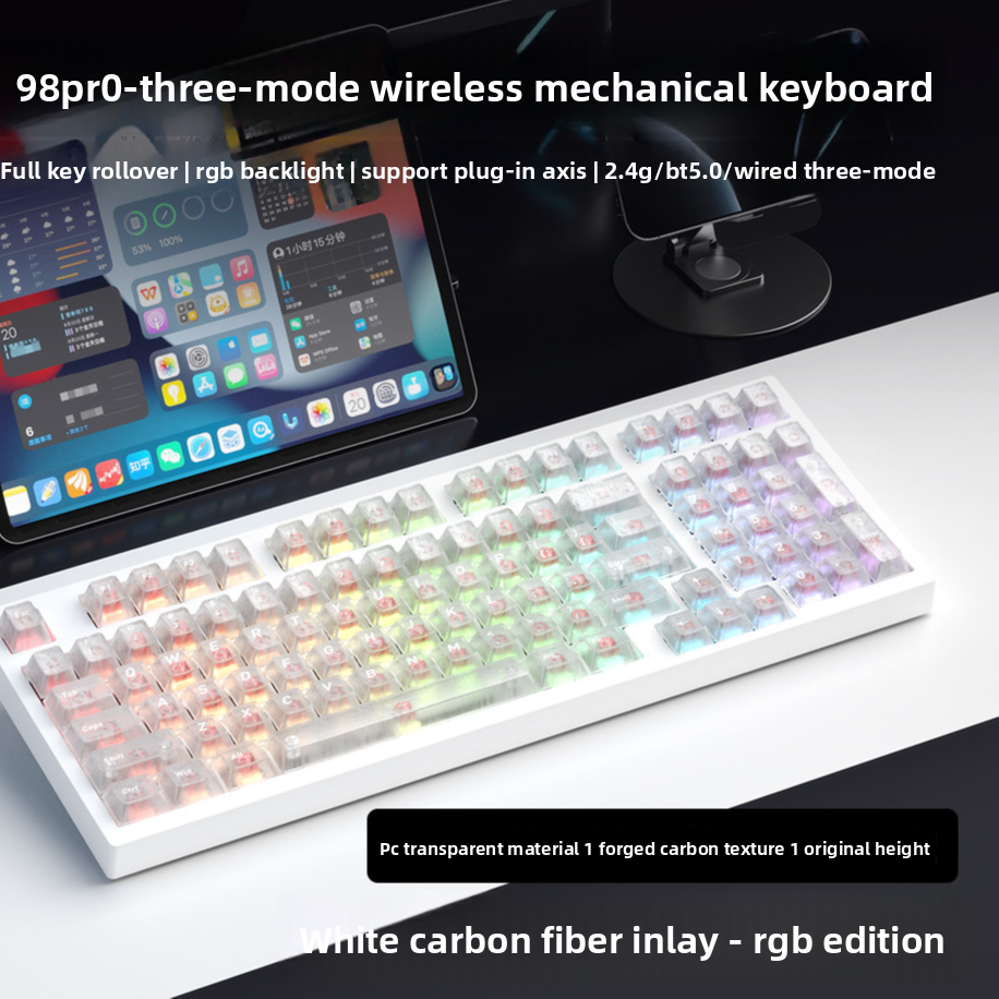 F98Pro Wireless Mechanical Keyboard