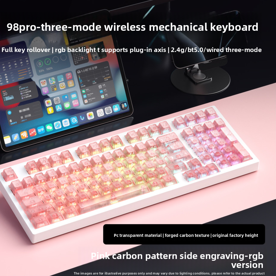 F98Pro Wireless Mechanical Keyboard