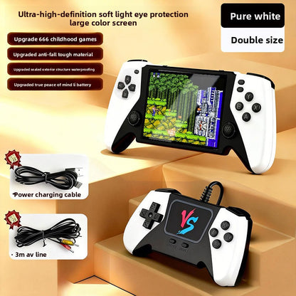 Handheld Game Console with Large Screen and Eye Protection