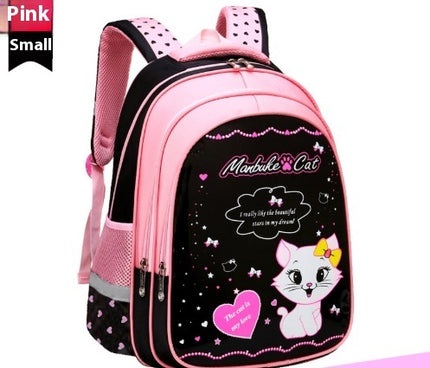 Kids School Cute Cat Print Backpack Fun & Stylish School Bag
