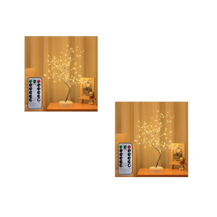 Buy Starry Sky LED Copper Wire Rice Tree Lamp with Color Light