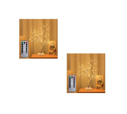 Buy Starry Sky LED Copper Wire Rice Tree Lamp with Color Light