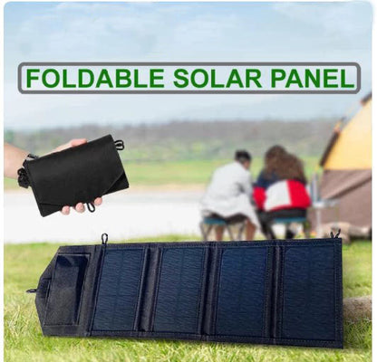 Portable Solar Charger Foldable Panel for Outdoor Power Needs